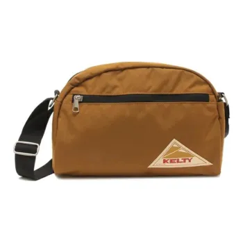 AOC Nylon Shoulder Bag Unisex Brown