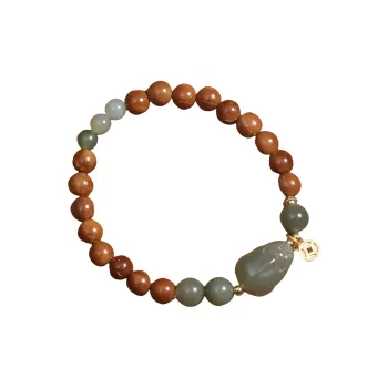 YUGONGYUAN Bracelets White Jade/Pale Greenish White Jade Unisex