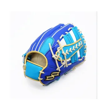 SSK Baseball Gloves Catcher's Glove Top Grain Cow Leather Unisex Blue