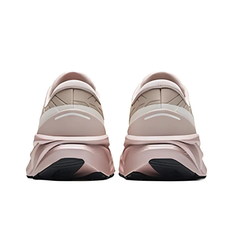 Anta Travel Anti-Slip Wear-Resistant Low-Top Casual Running Shoes Women's White Pink Brown-3