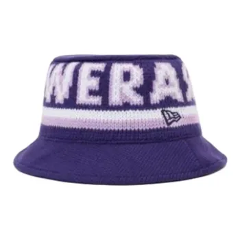 New Era Knitted Fabric Bucket Hats Unisex Purple
