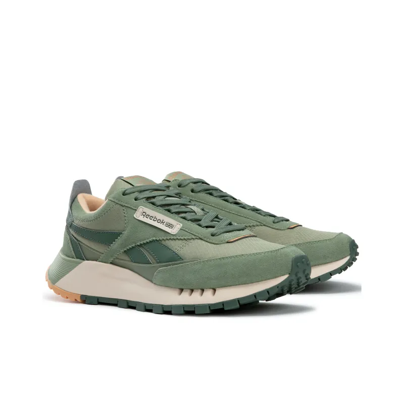 Reebok CL LEGACY W+ Anti Slip And Wear Resistant Height Increasing Low Top Running Shoes Unisex Green-1