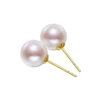 JINYUYIPIN Freshwater Pearl Stud Earrings Women's