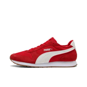 PUMA Anti Slip Wear Resistant Low Top Casual Running Shoes Men's Red White