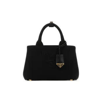 PRADA Canvas Crossbody One Shoulder Handbags Women's Black