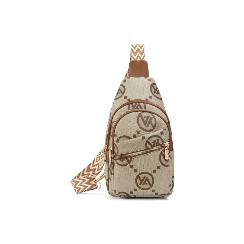 Yalu PU One Shoulder Crossbody Bag, Sling Bag Tubas Women's Khaki/Blue/Coffee-14