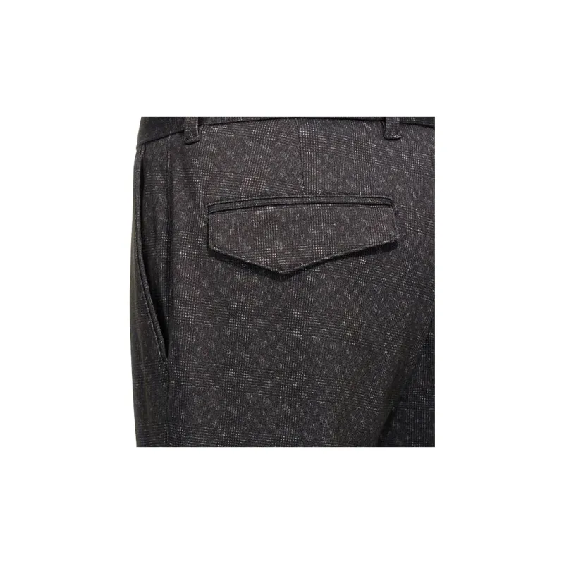 HUGO BOSS Checked Tapered Trousers-1