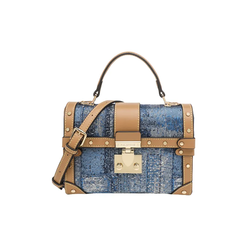 OCTSUI Cow Leather Shoulder Bag Crossbody Bag Women's Blue/Khaki/Coffee/Ecru-1