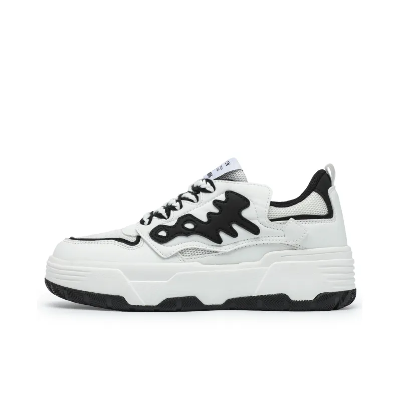 Singing Wear-Resistant Lightweight Height Increasing Low-Top Skateboard Shoes Unisex-1