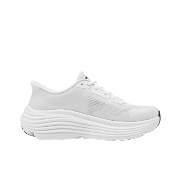 Skechers WOMEN'S GO Series Wear Resistant Low Top Running Shoes Women's White Black-1