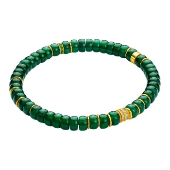 CHOW TAI SENG Agate Fortune Chinese Style Beaded Collectibles Unisex