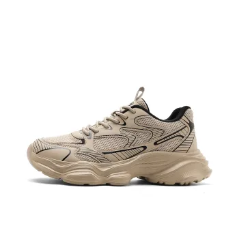 K bird Wear Resistant Breathable Height Increasing Low Top Chunky Sneakers Men's