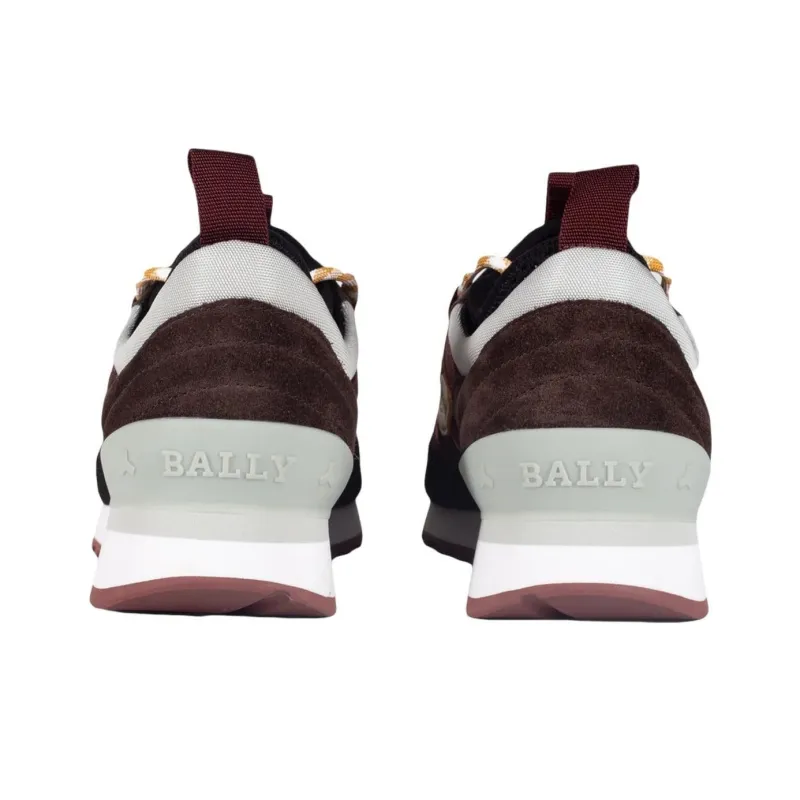 BALLY Glick Low Top Casual Shoes Men's Brown-2