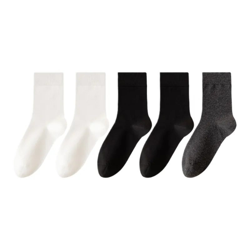 Lan Miao Mid Calf Socks Men's 5 Pack-2