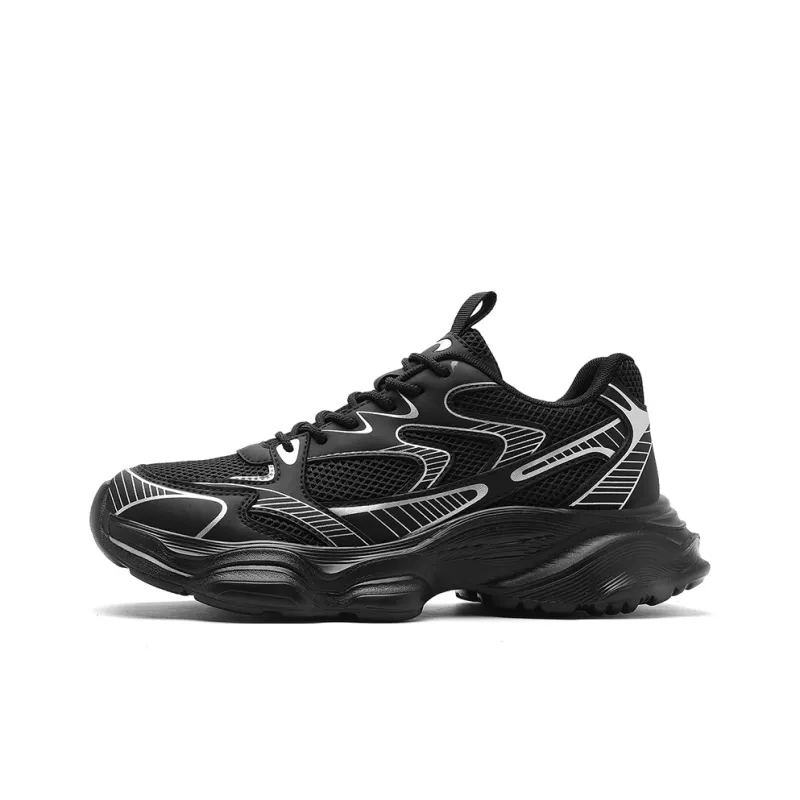 K bird Wear Resistant Breathable Height Increasing Low Top Chunky Sneakers Men's-6