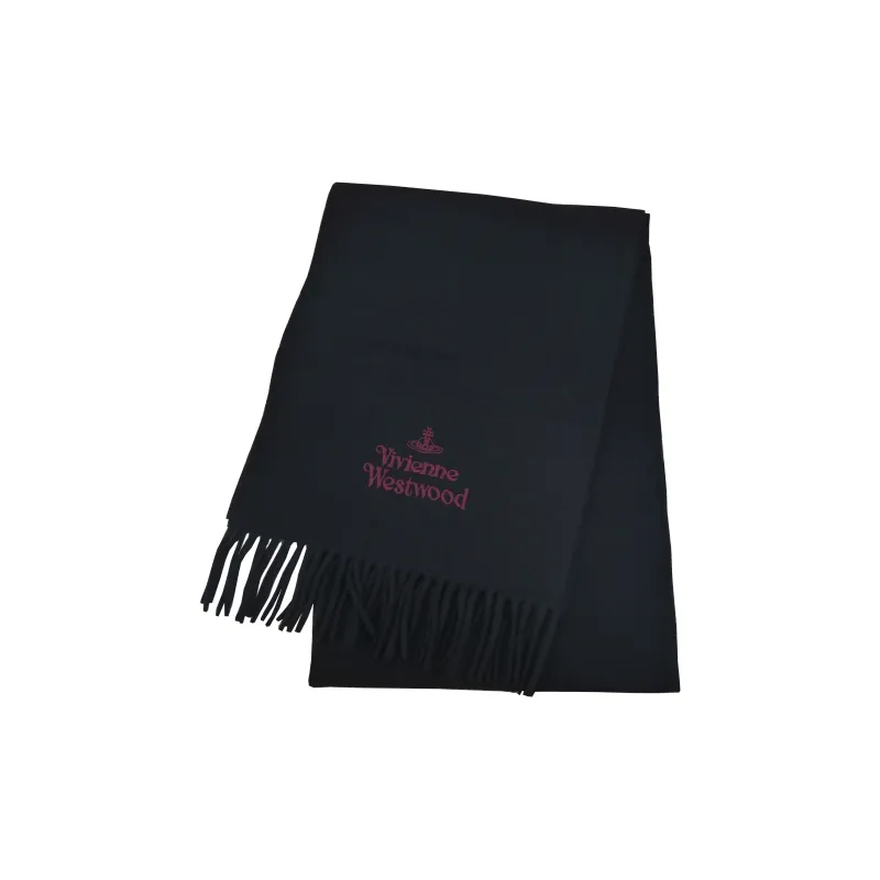Vivienne Westwood Orb Logo-embroidered Scarf-0