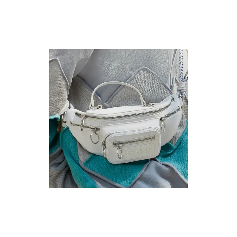 LiNing Synthetic Leather Shoulder Bag Crossbody Bag Sling Bags Regular Unisex White-4