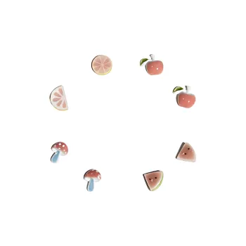 JOYDINNY Alloy Stud Earrings Women's