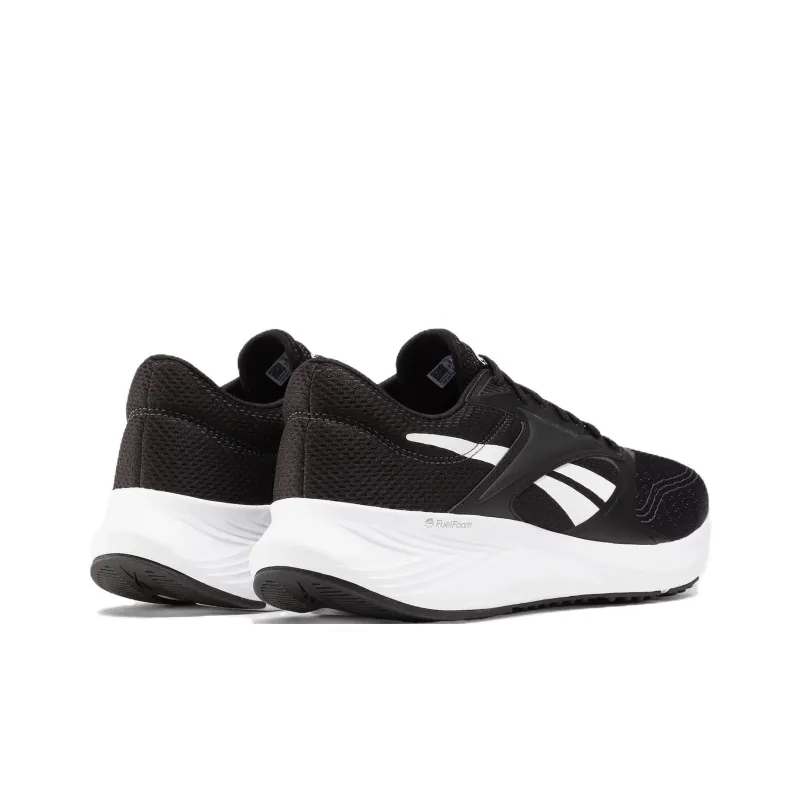 Reebok Anti Slip Wear Resistant Low Top Casual Running Shoes Unisex Black White-3