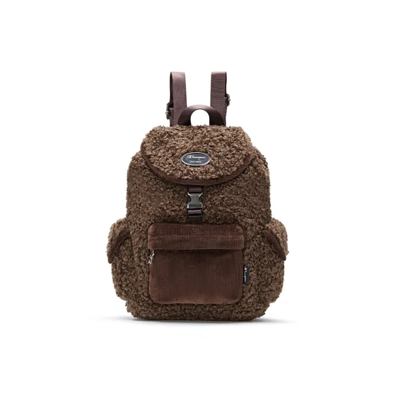 Champion Fabric Backpack Large Mini Unisex Light Redwood Umber/Black-0