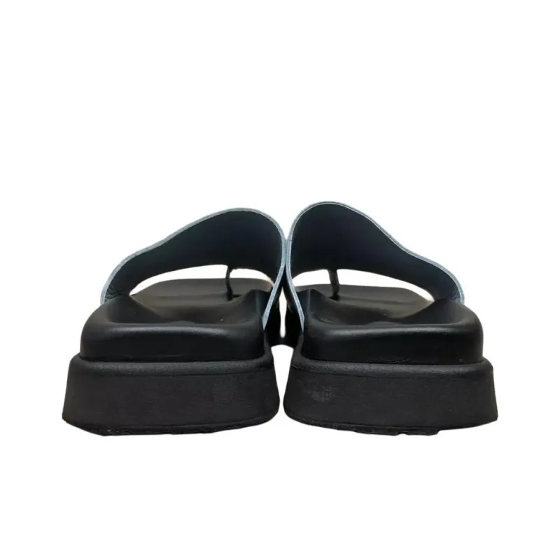 ALOHAS Odor-Resistant Flip Flops Women's Blue-1
