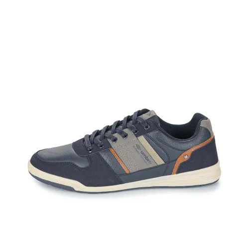 Umbro Anti Slip Wear Resistant Low Top Skateboard Shoes Men's Blue