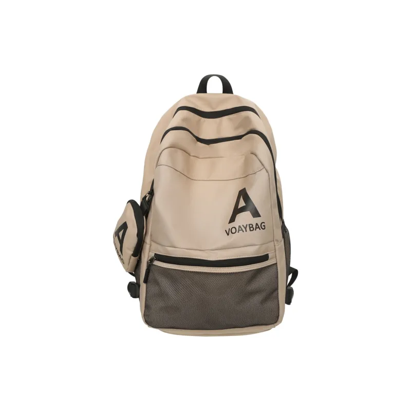 GOBLIN SHARKS 1759 Nylon Backpack Regular Unisex Black/White/Gray/Khaki-15