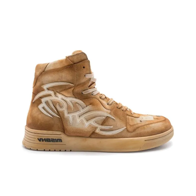 Misbhv Panel-detail Suede Sneakers-1