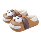 Brown[Grinning Dog Waterproof Bag with Insulated Shoes]EVA Platform