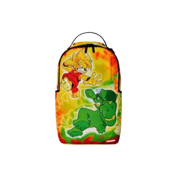 SPRAYGROUND Kombat Of The Bears DLXSR Backpack Yellow/Green/Red
