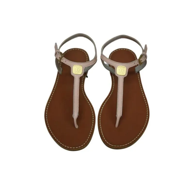 INES DE LA FRESSANGE One Strap Sandals Women's Brown-4