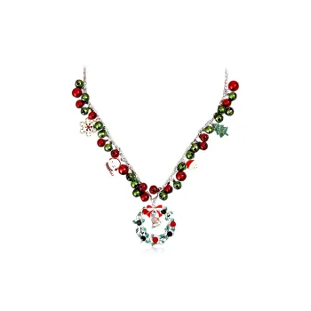 Shiban Zinc Alloy Necklaces Women's Green
