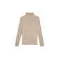 Simple Gray Brown-Half-Turtleneck