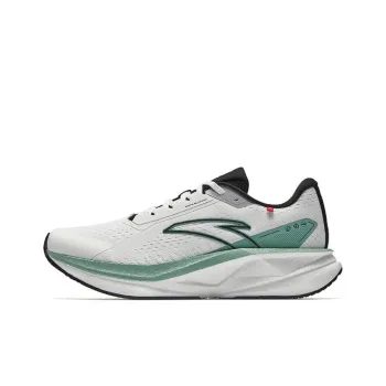 Anta Anti Slip And Wear Resistant Breathable Low Top Nitrogen Technology Casual Running Shoes Men's White Green Black