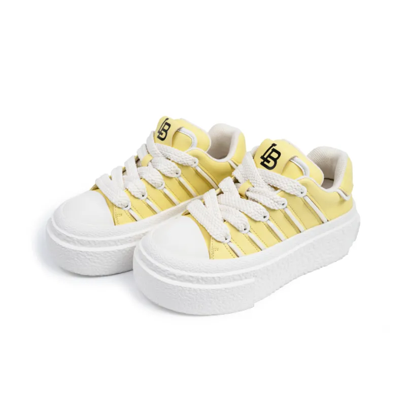Lilbetter Popcorn 2.0 Lightweight Height Increasing Coverage Low Top Platform Casual Skateboard Shoes Women's-3