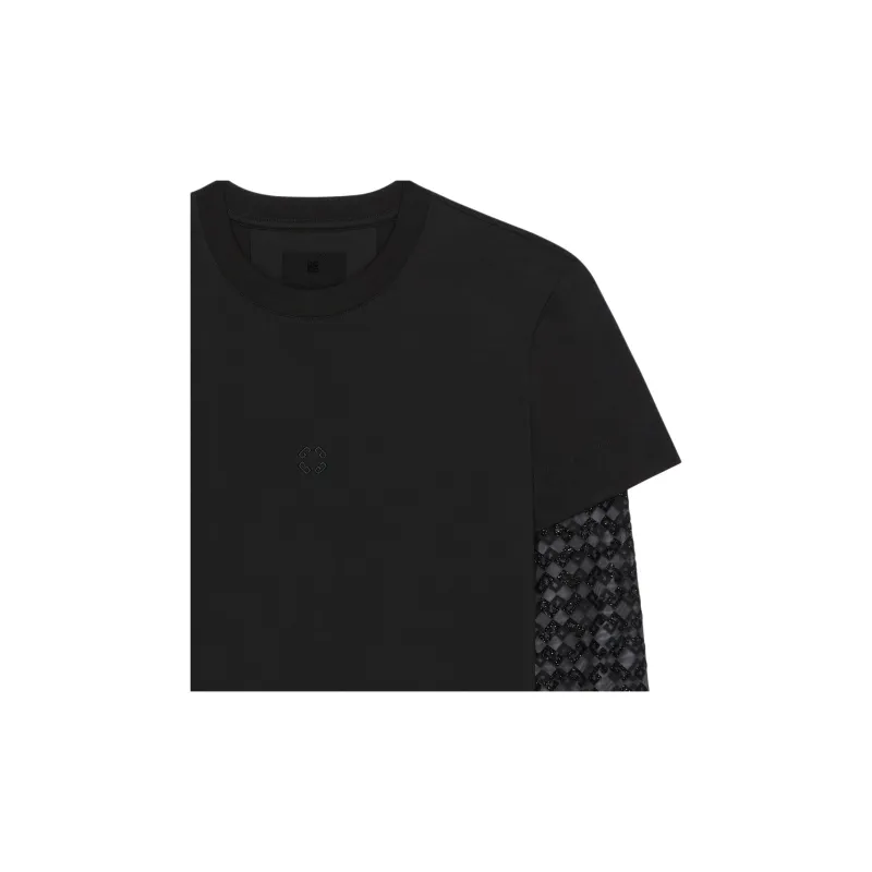 Givenchy Overlapped Tulle T Shirt-7