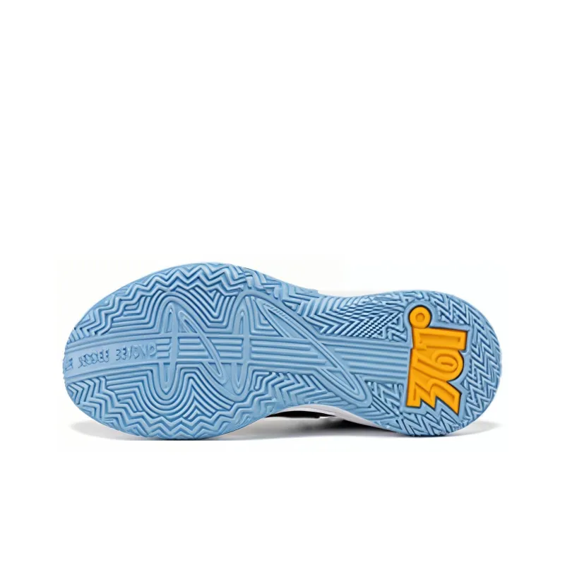 361° Cushioning Wear-Resistant Low-Top Basketball Shoes Men's Black Blue-3