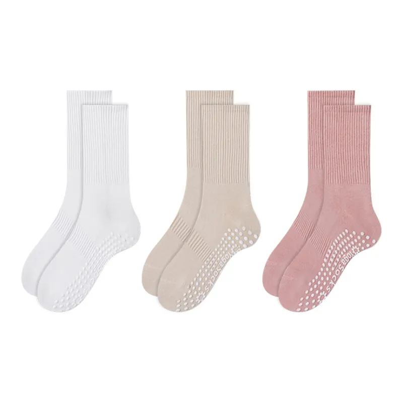 MADALLO Mid Calf Socks Women's 3 Pack-4