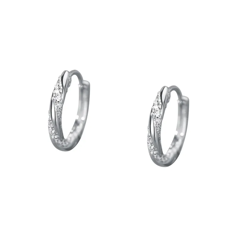 NIANNIANXI Zircon Earrings Unisex-0