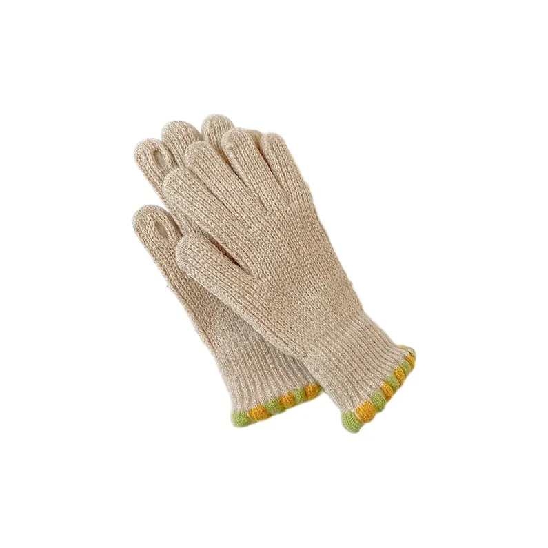 JKEM Polyester Knit Gloves Women's-9