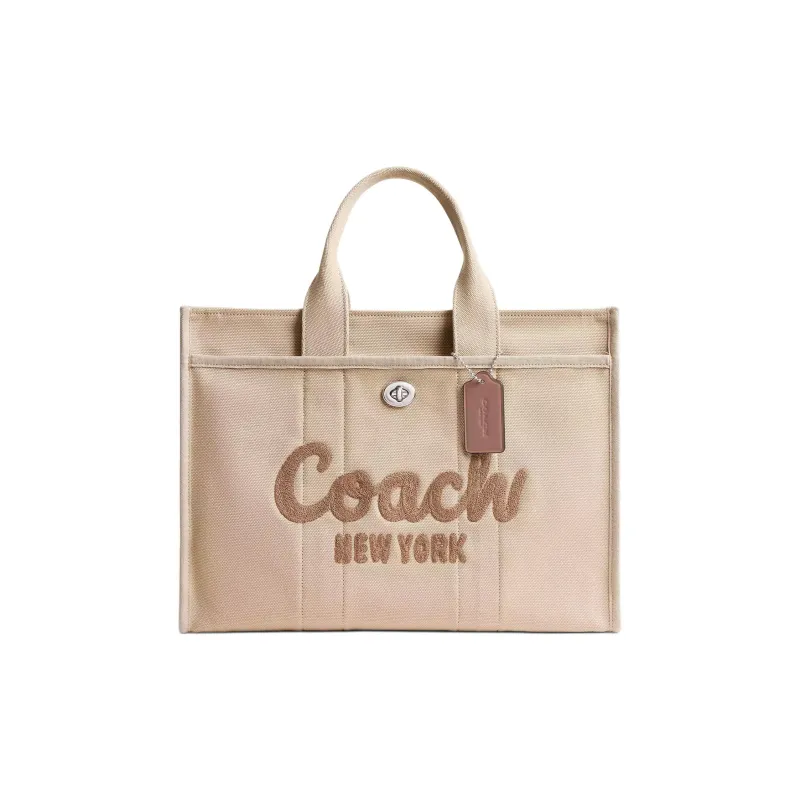COACH Canvas Bag, Tote Bag, Shopping Bag, Shoulder Bag, Crossbody Bag, Handbag Tubas Women's Dark Color Natural-0