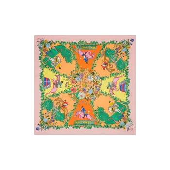 GUCCI Floral print Silk Scarf