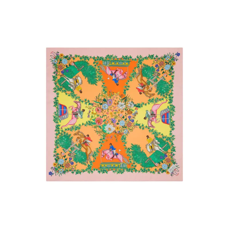 GUCCI Floral print Silk Scarf-0