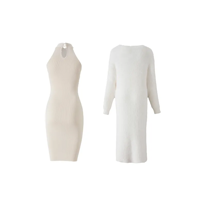 TURN UP Skirt Set Women's White-1