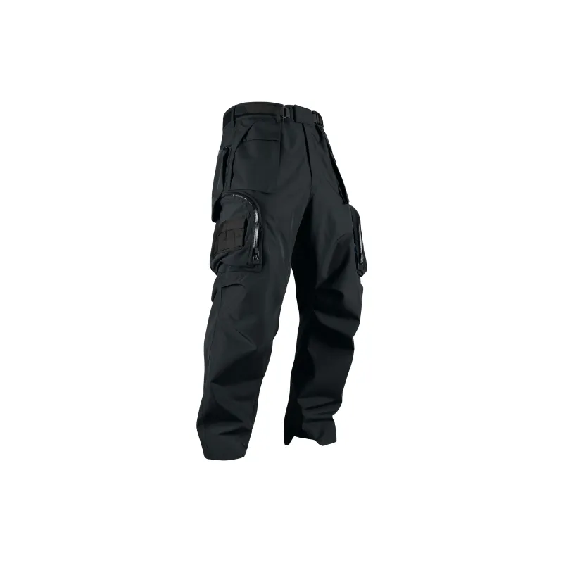 REINDEE LUSION Windbreaker Pants Unisex Black-2