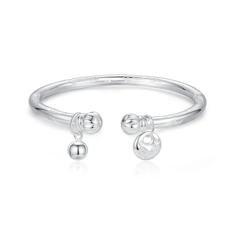 KINGFOCUS Sterling Silver Bangles Women's-0