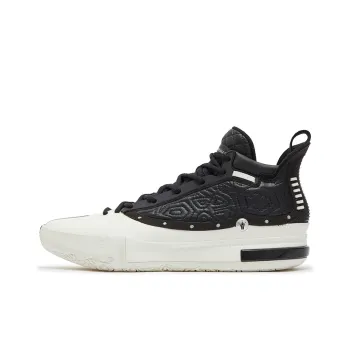 361° Joker 1 Ace Cushioning Anti Slip And Wear Resistant High Top Basketball Shoes Men's Black White