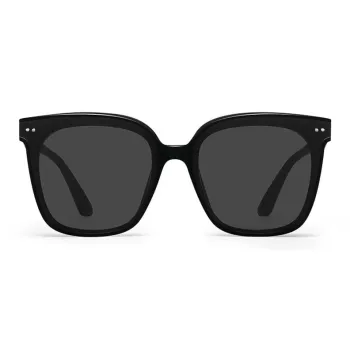 Wood Premium TR/Memory Plastic Square Sunglasses Unisex