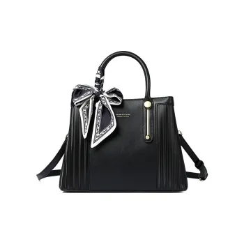 TUCANO Cow Leather One Shoulder Handbag Women's Classic Black