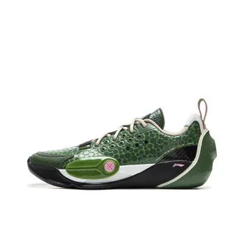 LINING Full City 13 Basketball Shoes Men Low Top Green